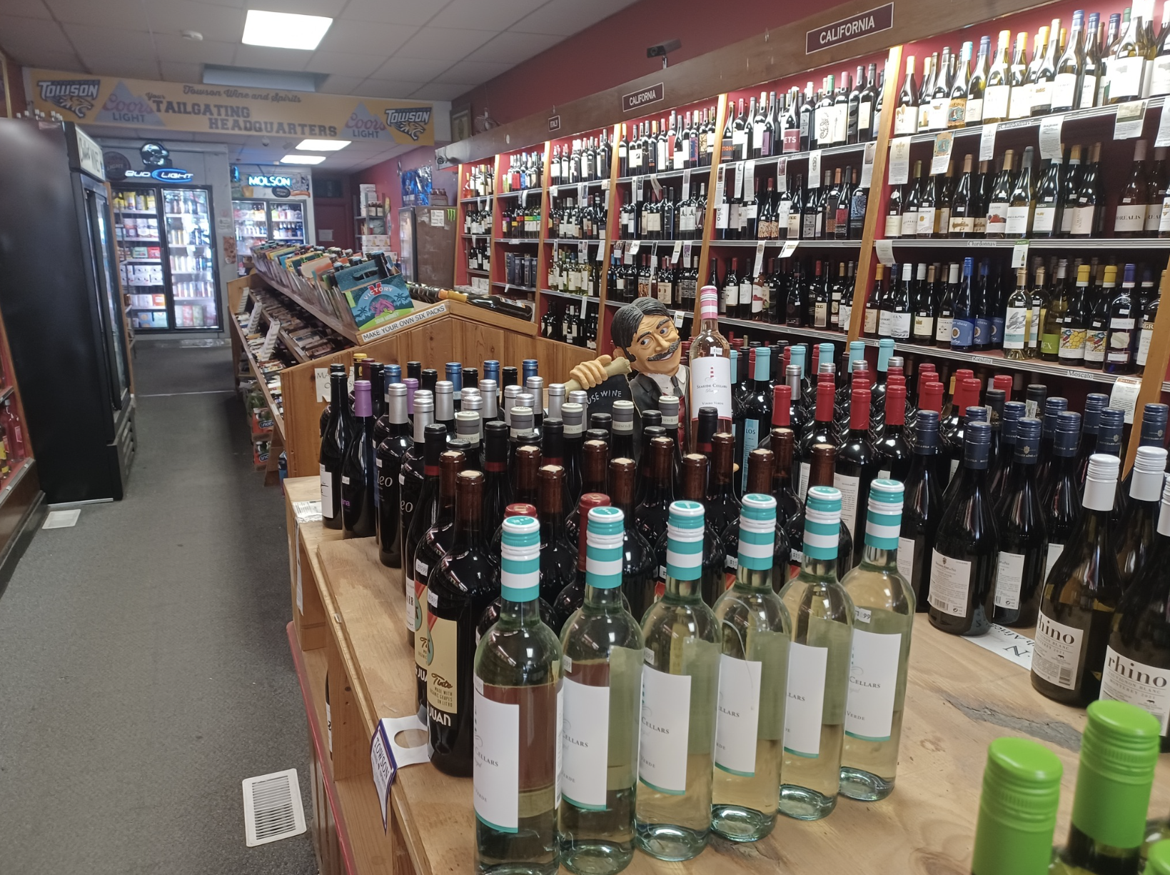 Spirits and bourbon selection